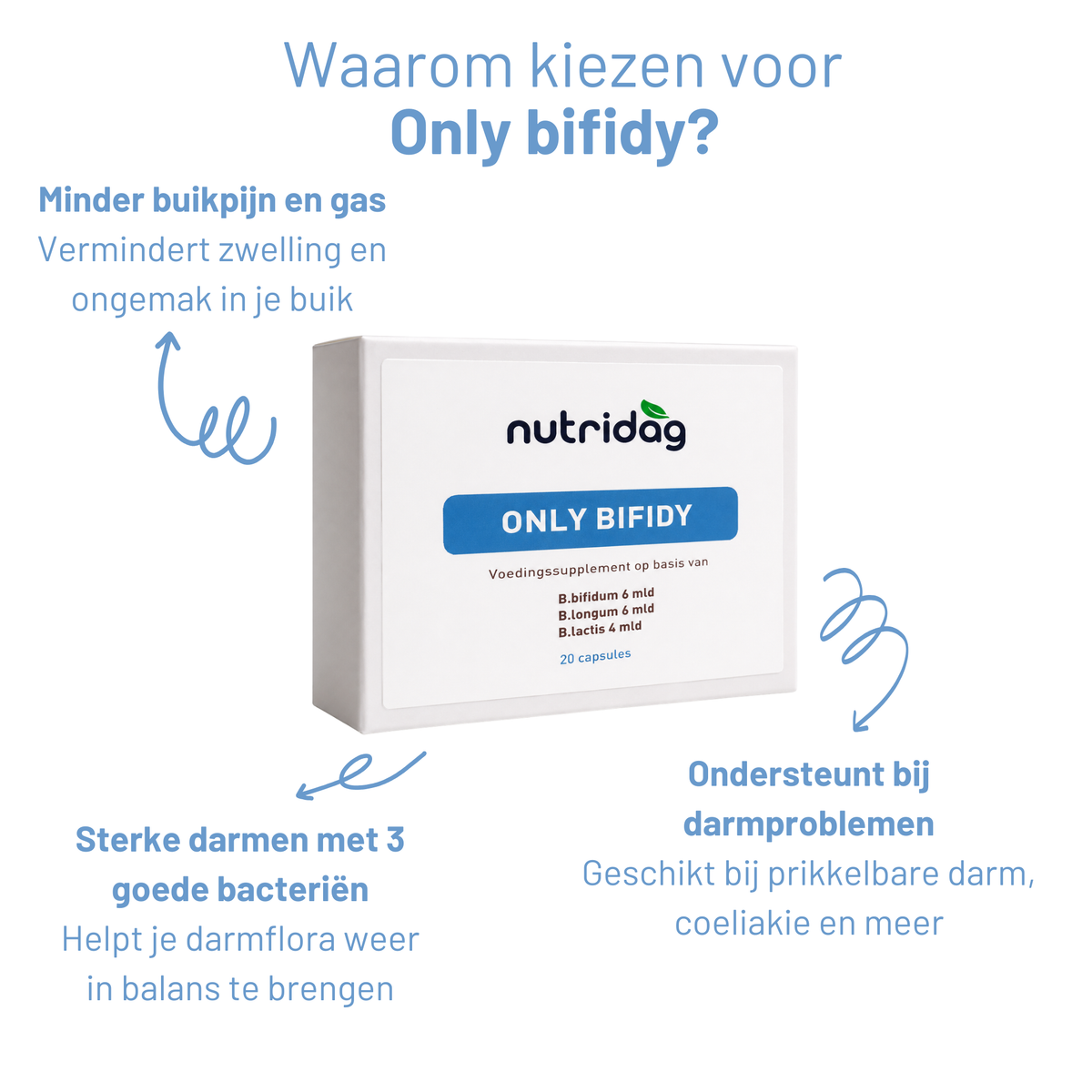 Only Bifidy – Bevordert de balans van de darmen
