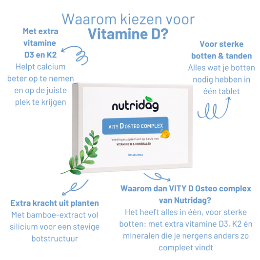 Vity D Osteo Complex – Vitamine D-complex voor botten & tanden