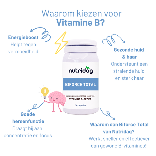 Biforce total - Hooggedoseerd vitamine B-complex