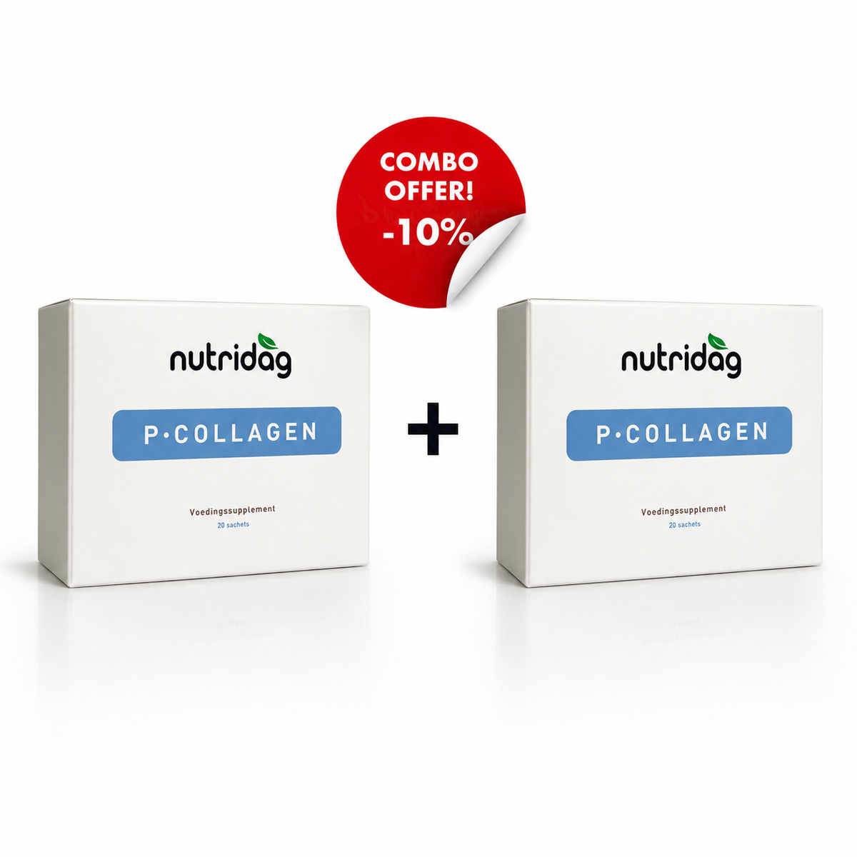 P. Collagen combo – 2x collageenpoeder voor huidelasticiteit & minder rimpels